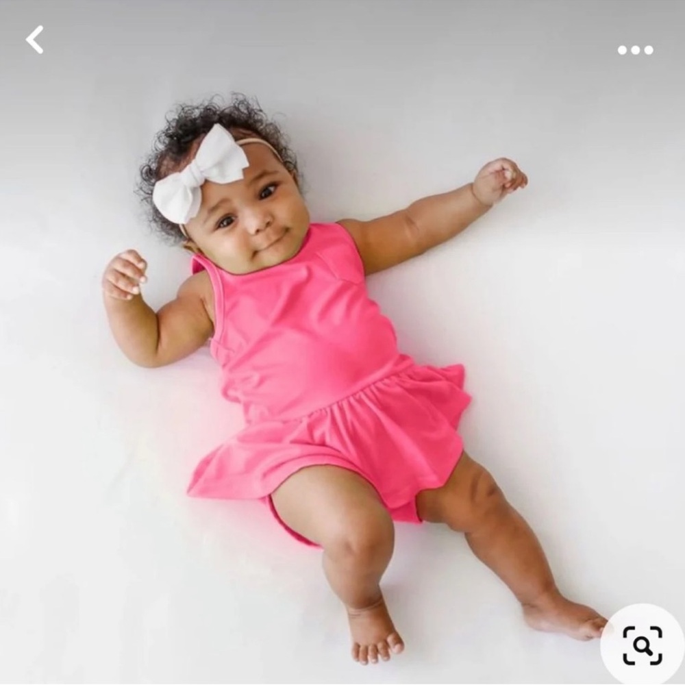 Posh White Bow Headband